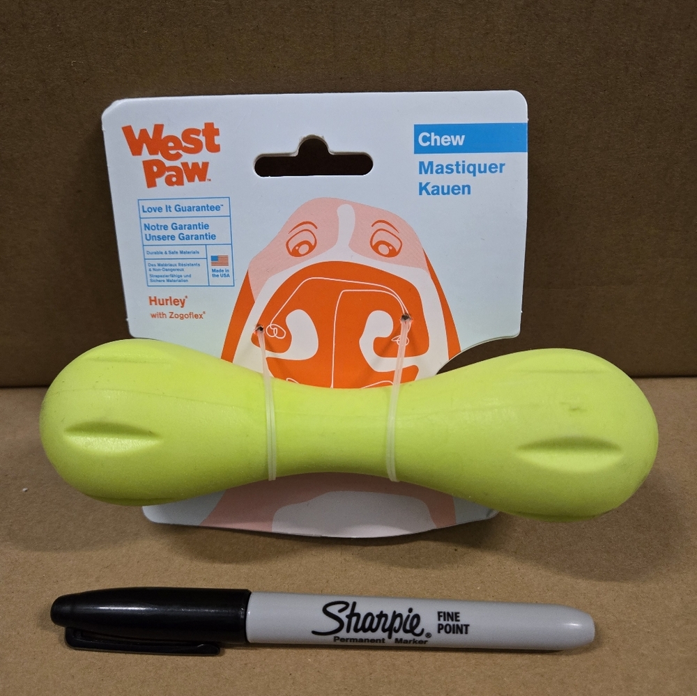 West Paw Hurley Dog Chew Toy, Small 6"